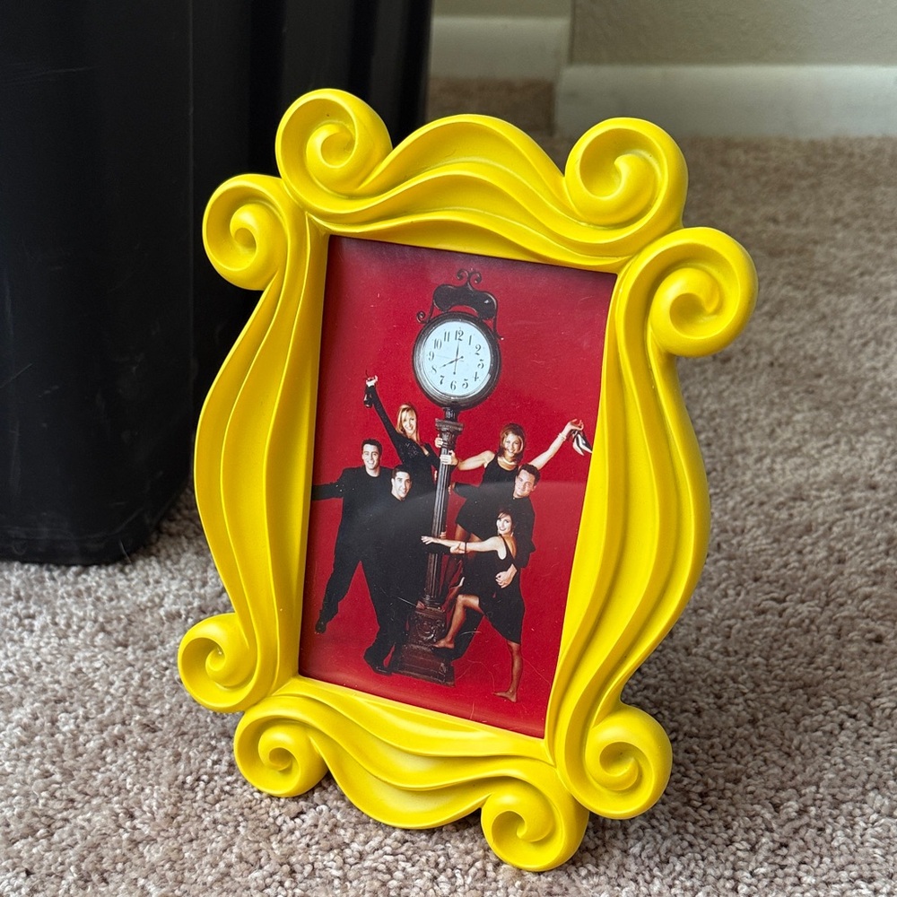 Bright Yellow Decorative Friends Photo Frame - Picture 7 of 7